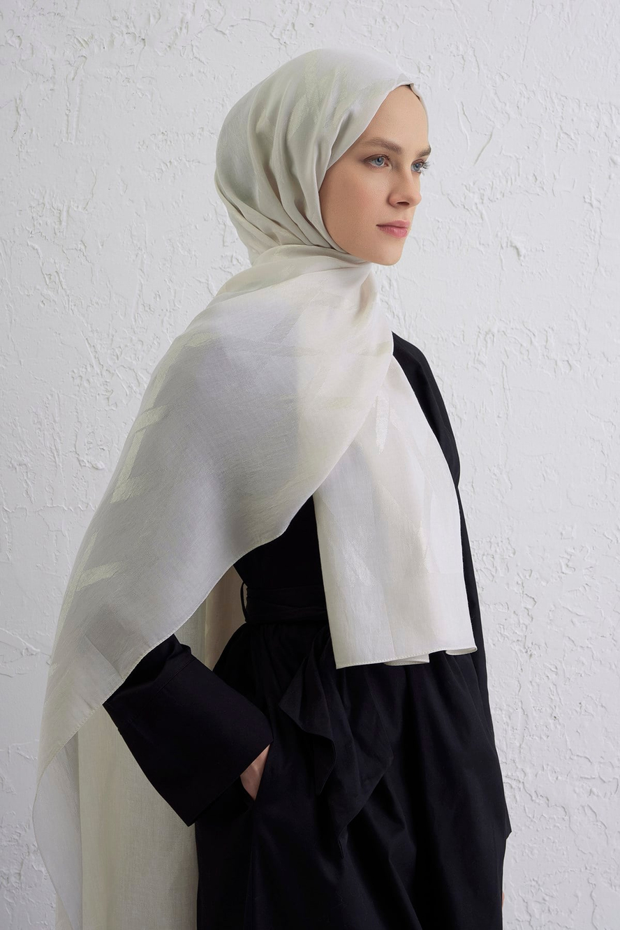 Armine Lyocell Naia Zikzak Desen Şal  1- 17