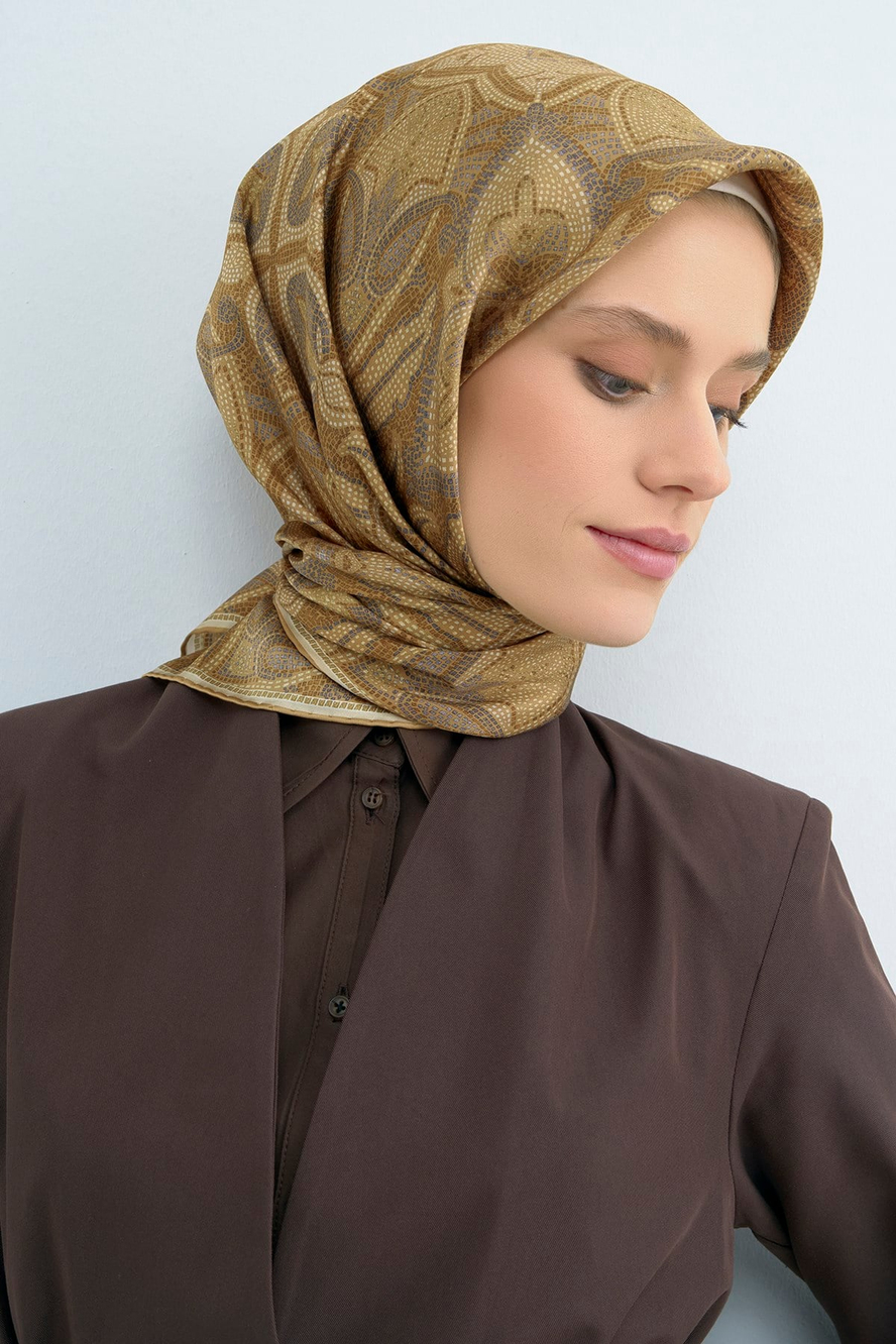 Armine  Saf İpek Twill Eşarp 9540D-05