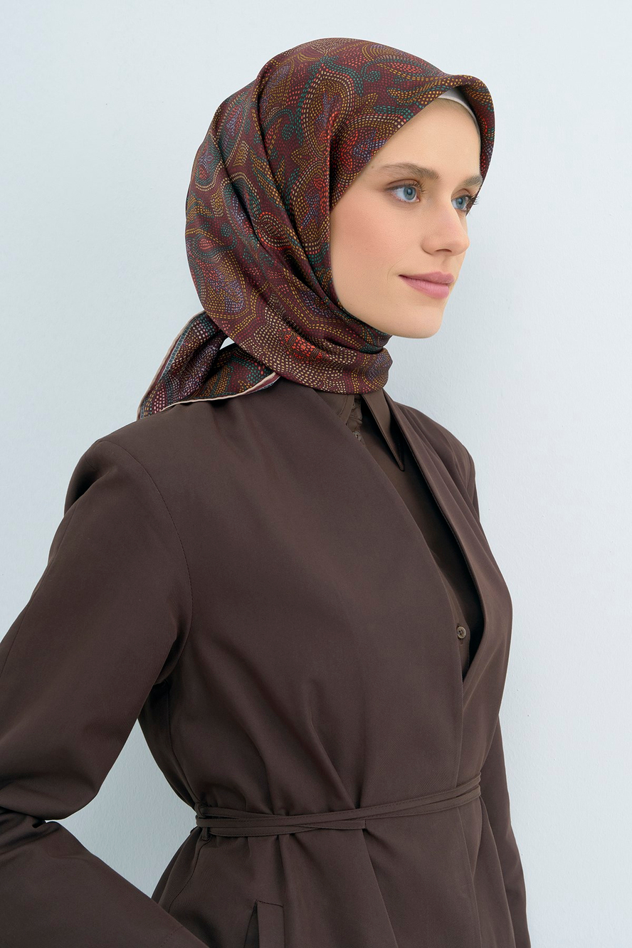 Armine  Saf İpek Twill Eşarp 9540D-34