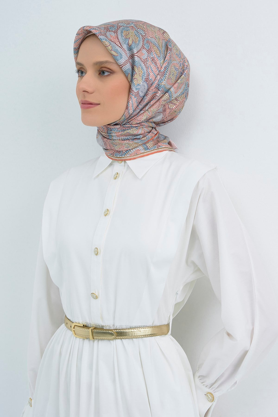 Armine  Saf İpek Twill Eşarp 9540D-36