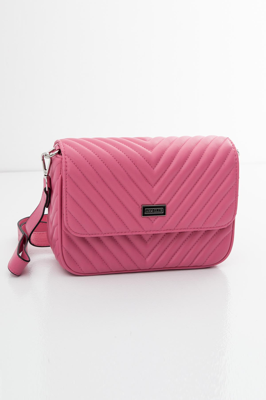 Çıtçıtlı El ve Omuz Çantası-Pembe 23AC042