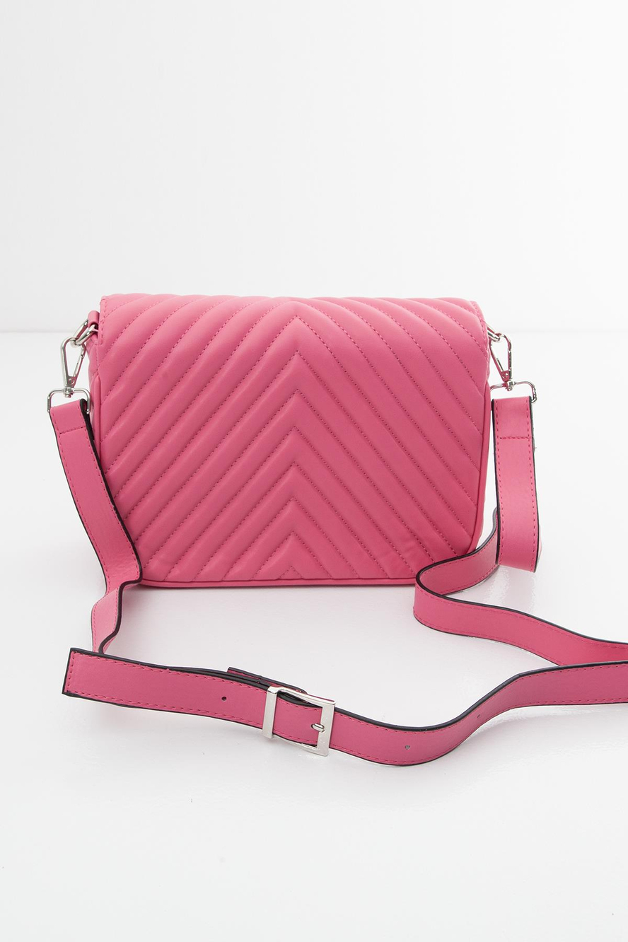 Çıtçıtlı El ve Omuz Çantası-Pembe 23AC042