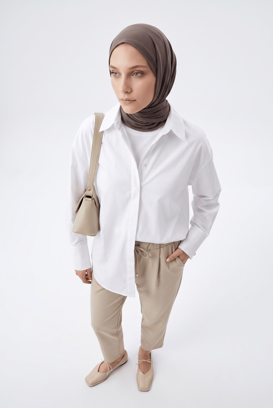 Beli Latikli Cepli Pantolon Bej 26YT209