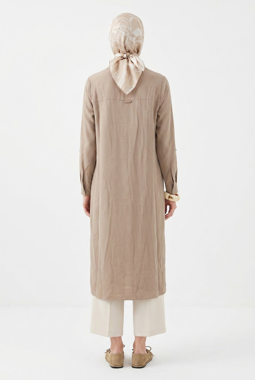 Tunik Elbise Vizon