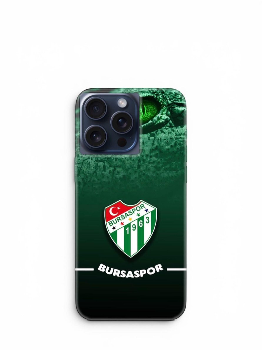 BURSASPOR TİMSAH TELEFON KILIFI IPHONE 15 PRO MAX