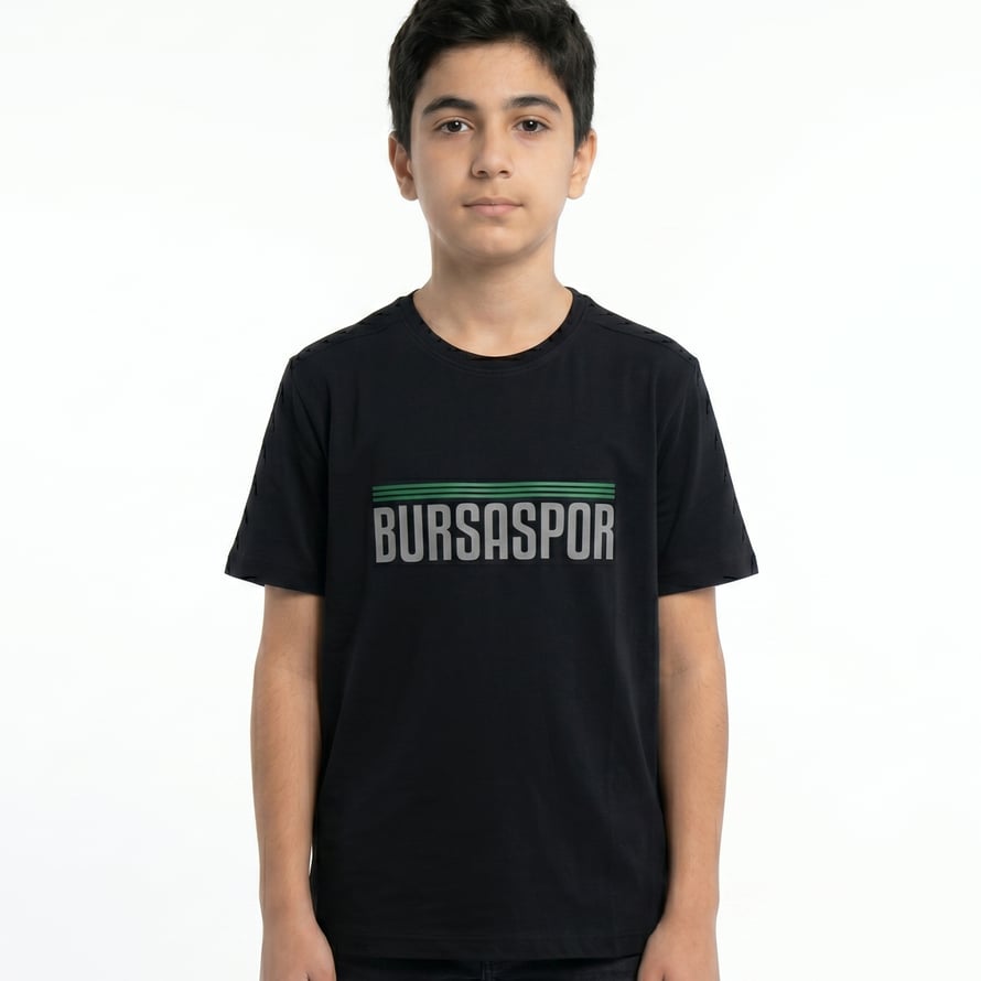 Ç. T-SHİRT REFLEKTÖR BURSASPOR SİYAH 2026