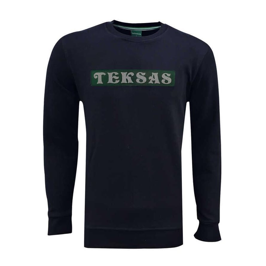 Çocuk Sweat 0 Yaka Teksas Siyah