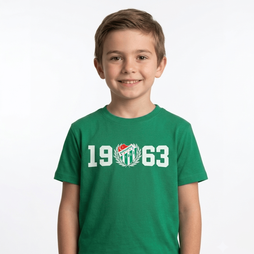 ÇOCUK T-SHIRT (ARMA) 1963 YEŞİL 2026