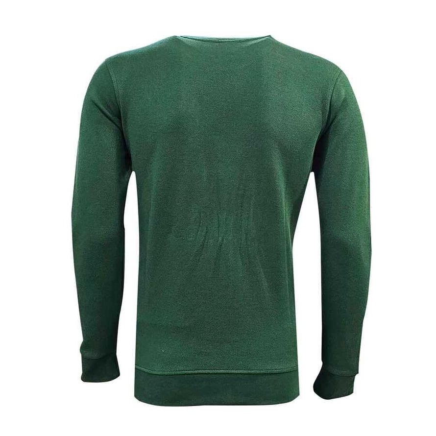 Sweat 0 Yaka Teksas Yeşil
