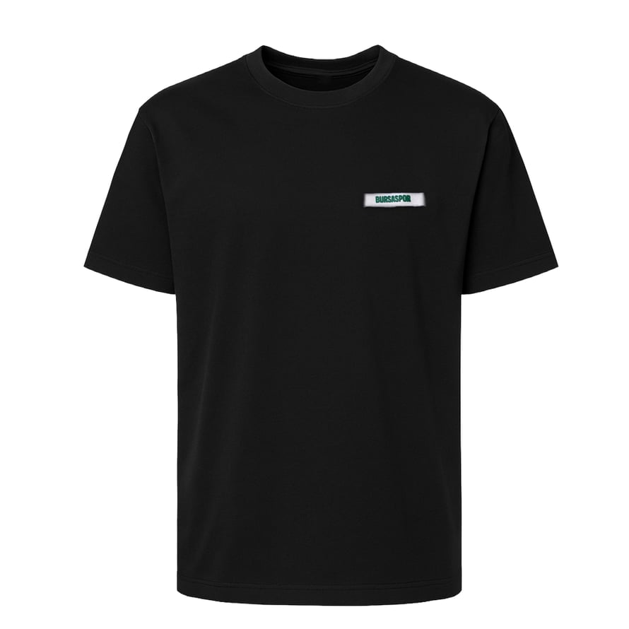 T-SHIRT BRS YAZI SİYAH 2025