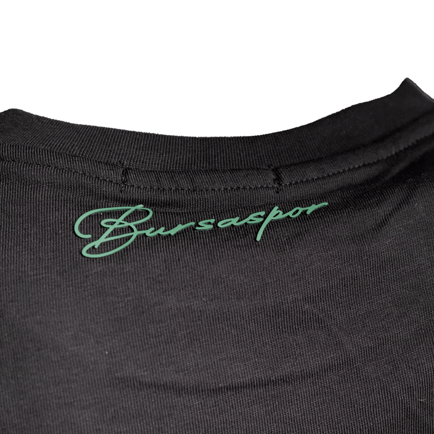 T-SHIRT BRS YAZI SİYAH 2025