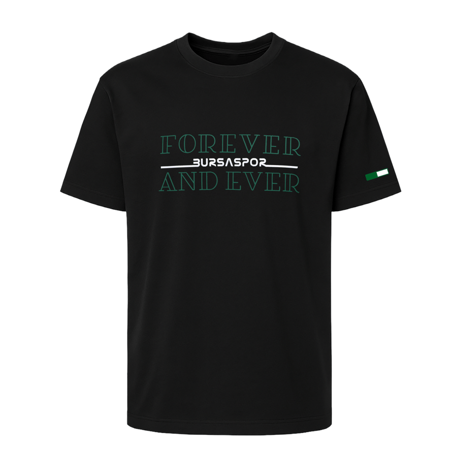 T-SHIRT FOREVER BURSASPOR SİYAH