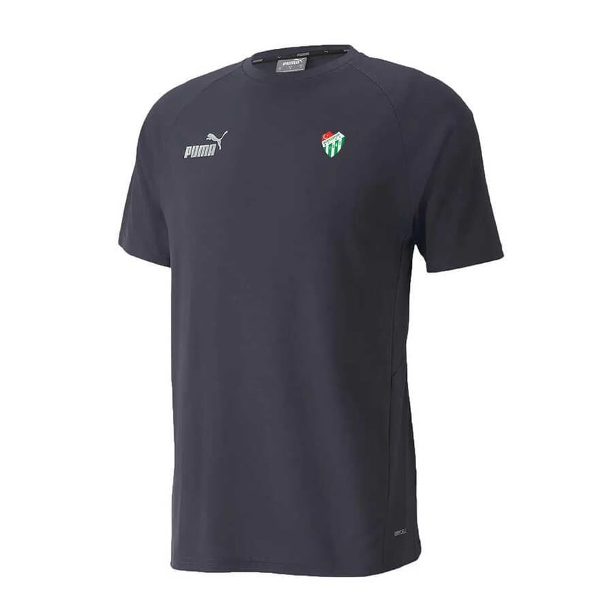 T-Shirt Puma Basic 0 Yaka Logo Lacivert