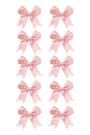 10 Adet Pembe Saten Geniş Fiyonk Süsleme Kurdele Seti 10XB-0096-PE