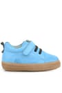 Genuine Leather Soft Blue Elastic Banded Kids Shoes C1670-MAK.20