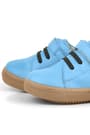 Genuine Leather Soft Blue Elastic Banded Kids Shoes C1670-MAK.20