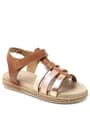 Artico Bellini Vaketa Hakiki Deri Taba Kız Bebek Çocuk Sandalet 153-01-6001-BATA.21