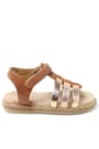 Artico Bellini Vaketa Hakiki Deri Taba Kız Bebek Çocuk Sandalet 153-01-6001-BATA.21