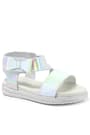 Artico Elenis Genuine Leaher Silvery Baby Girls Sandals 153-01-6003-GG.21