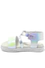 Artico Elenis Genuine Leaher Silvery Baby Girls Sandals 153-01-6003-GG.21