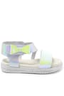 Artico Elenis Genuine Leaher Silvery Baby Girls Sandals 153-01-6003-GG.21