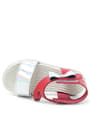 Artico Elenis Genuine Leaher Red Silvery Baby Girls Sandals 153-01-6003-KIRG.21