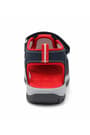 Artico Rock Genuine Leaher Navy Blue Red Kids Sandals