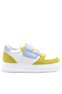 Artico Hellsa Kids White Yellow Velcro Sneakers