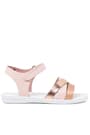 Artico Alexia Genuine Leaher Vaketa Light Pink Pink Kids Girls Sandals