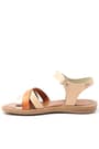 Artico Alexia Genuine Leaher Vaketa Tan Color Kids Girls Sandals