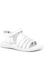 Artico Bellini White Genuine Leather Vaketa Girls' Sandals