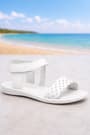 Artico Etoile Genuine Leaher White Vaketa Kids Girls Sandals