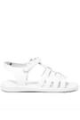 Artico Bellini White Genuine Leather Vaketa Girls' Sandals