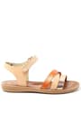 Artico Alexia Genuine Leaher Vaketa Tan Color Kids Girls Sandals