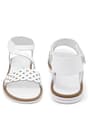 Artico Etoile Genuine Leaher Vaketa White Kids Girls Sandals