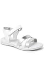 Artico Alexia Genuine Leaher Vaketa Silvery White Kids Girls Sandals