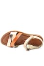 Artico Alexia Genuine Leaher Vaketa Tan Color Kids Girls Sandals