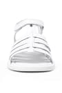 Artico Bellini White Genuine Leather Vaketa Girls' Sandals