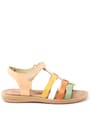 Artico Bellini Genuine Leather Vaketa Tan Colored Girls' Sandals