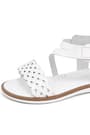 Artico Etoile Genuine Leaher Vaketa White Kids Girls Sandals
