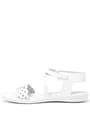 Artico Etoile Genuine Leaher White Vaketa Kids Girls Sandals