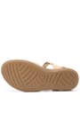 Artico Bellini Genuine Leather Vaketa Tan Colored Girls' Sandals
