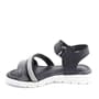 Artico Noumea Black Gray Girls` Sandals