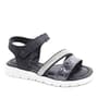 Artico Noumea Black Gray Girls` Sandals