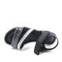 Artico Noumea Black Gray Girls` Sandals