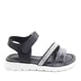 Artico Noumea Black Gray Girls` Sandals