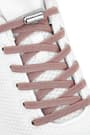 Adjustable 1 Pair of 6 MM Rubber Practical Laces with Powder Screw Capsule Tips BGCK-0007-PU