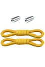 Ayarlanabilir 1 Çift Sarı Vidalı Kapsül Uçlu 6 MM Lastik Pratik Bağcık BGCK-0007-SA