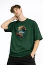 Bear2 - Oversize Tişört HAKI