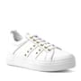 Beyaz Hakiki Deri Yüksek Taban Kadın Sneaker